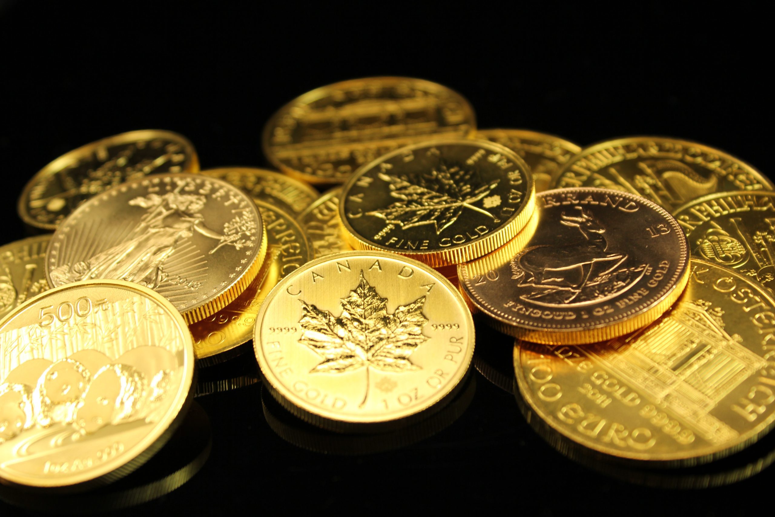 Image of gold coins in a pile
